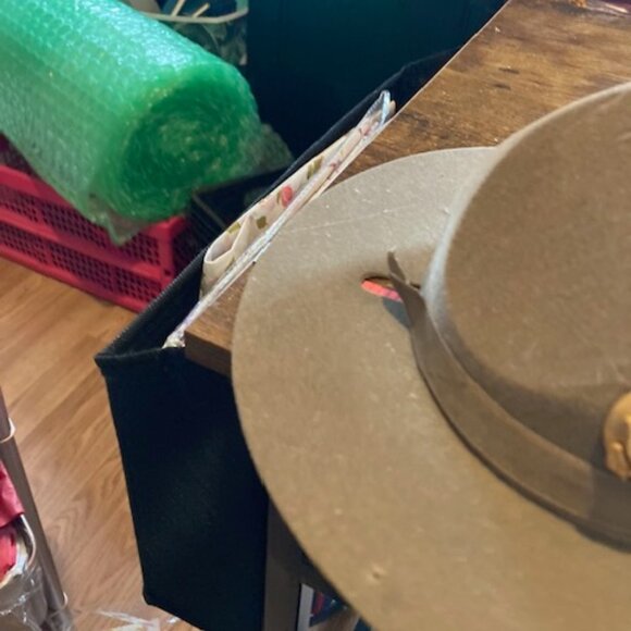 Vintage infant WWII drill instructor hat - Picture 4 of 5